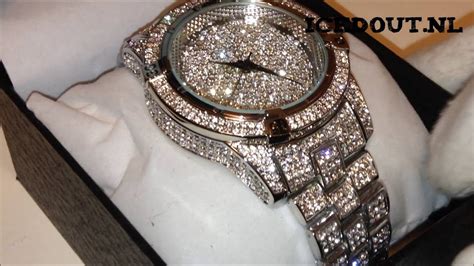 NEW ICED OUT BREITLING STYLE WATCH! 